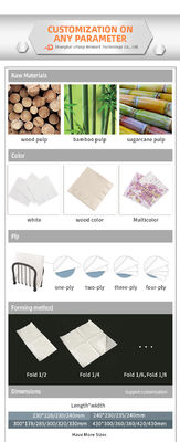 tejido facial de 13.5gsm Mini Pocket Tissue Disposable Handkerchiefs