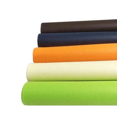 Rollo de la tela no tejida de Spunbond 180gsm PP del polipropileno colorido
