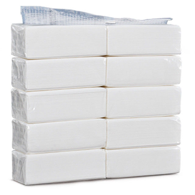 la madera absorbente del papel de la servilleta del tejido del papel higiénico 105g reduce 2Ply a pulpa /150 dibuja el paquete grande