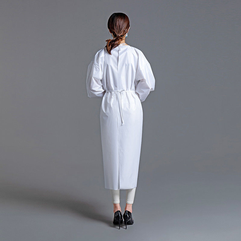Vestidos totales del aislamiento de la película protectora del CE 30gsm 40gsm PE no médicos para la fábrica